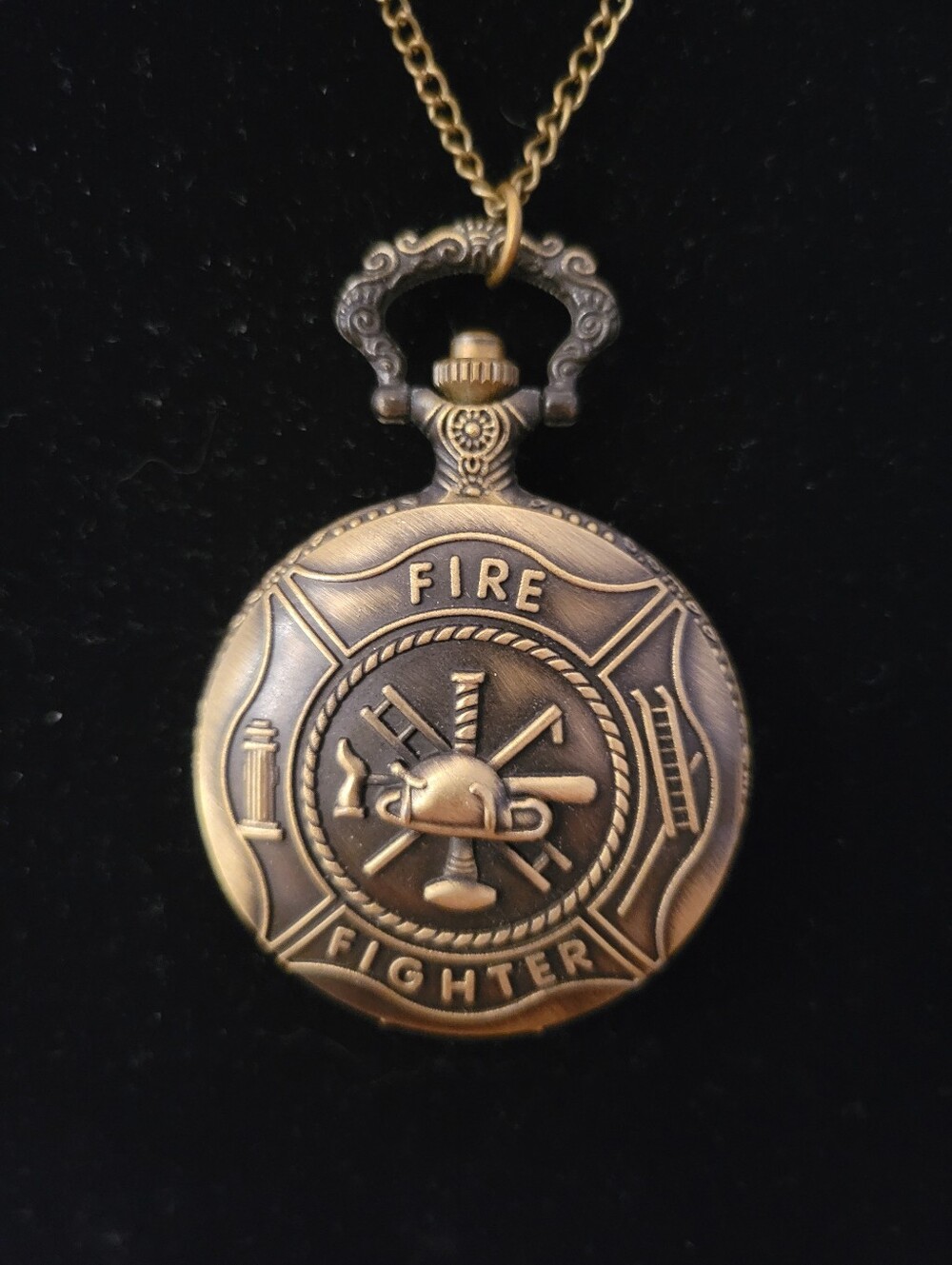 Strada Fire Fighter Pocket Watch